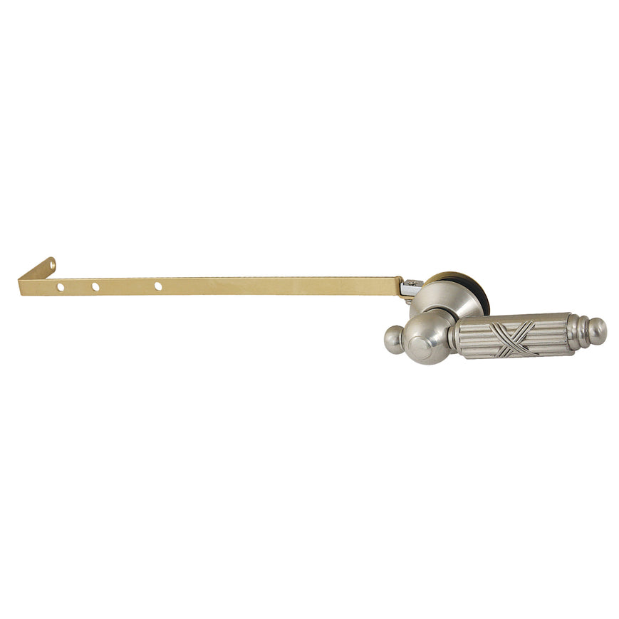 Georgian Universal Front or Side Mount Toilet Tank Lever, Brushed Nickel
