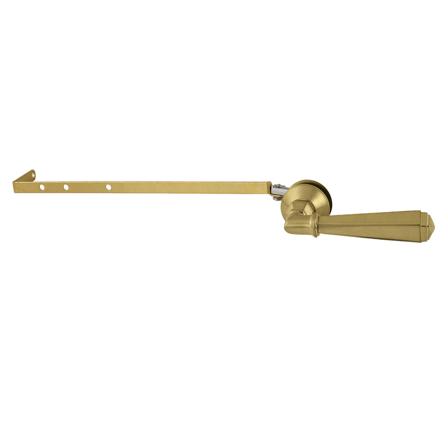 Metropolitan Universal Front or Side Mount Toilet Tank Lever, Brushed Brass