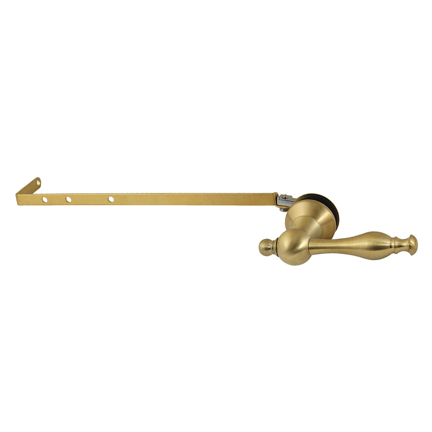 Naples Universal Front or Side Mount Toilet Tank Lever, Brushed Brass