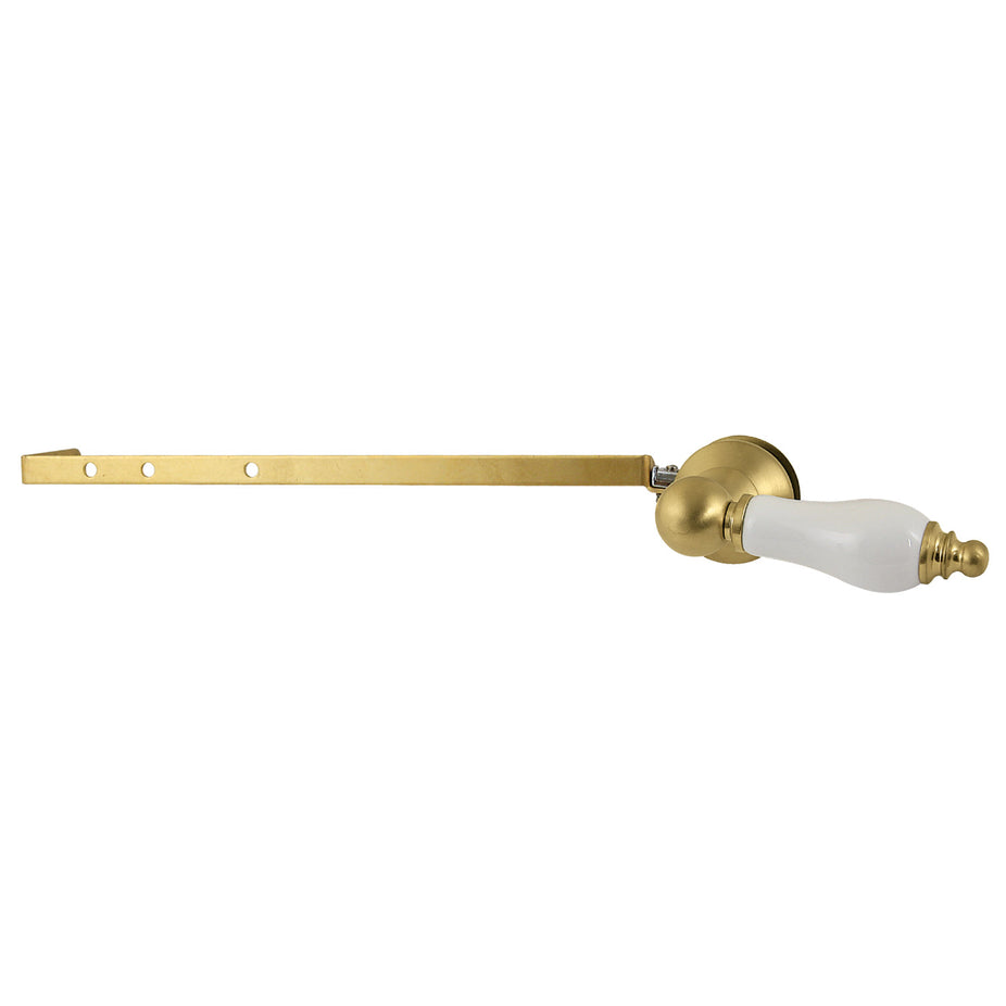 KTPLD7 Victorian Universal Front or Side Mount Toilet Tank Lever, Brushed Brass