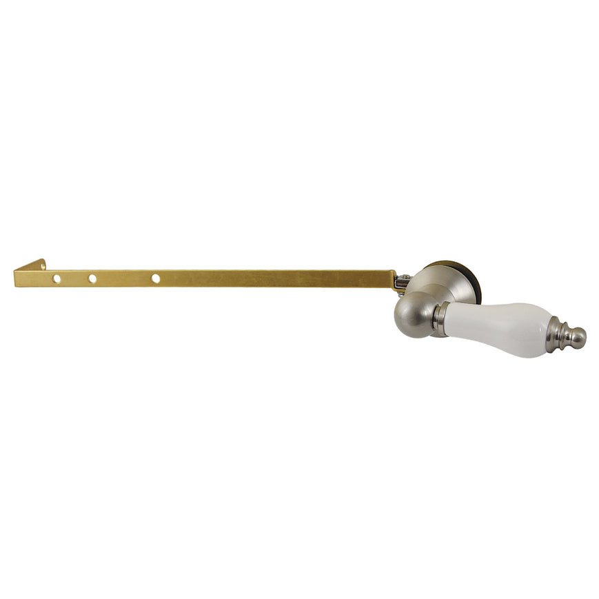 Victorian Universal Front or Side Mount Toilet Tank Lever, Brushed Nickel