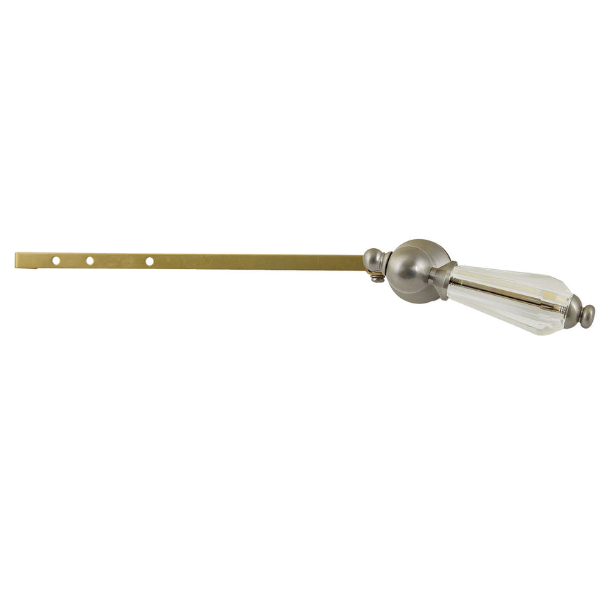 Willshire Universal Front or Side Mount Toilet Tank Lever, Brushed Nickel