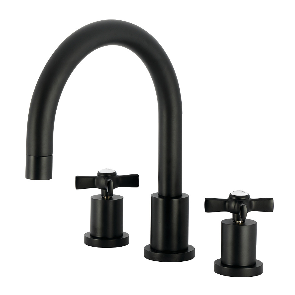 KS8320ZX 8 x 8.31 x 11.12 in. Millennium Two-Handle Deck Mount Roman Tub Faucet - Matte Black