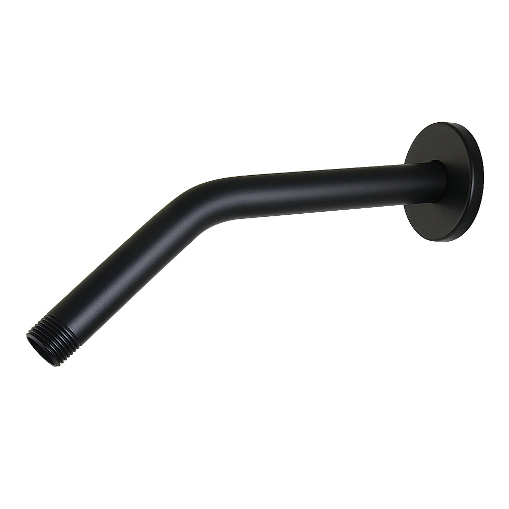 Shower Arm - Matte Black - 10 in. - Solid Brass Construction