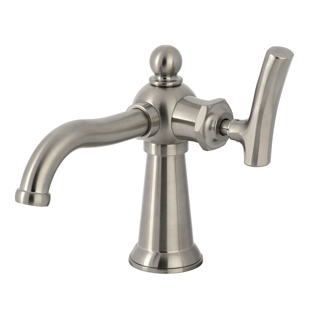 KS3548TKL Hallerbos One-Handle Single-Hole Bathroom Faucet with Push Pop-Up Drain - Brushed Nickel