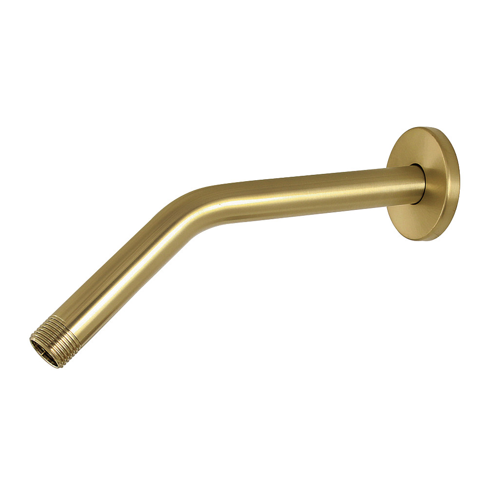 K162R7 Shower Scape 10 in. Shower Arm with Round Flange - Brushed Brass