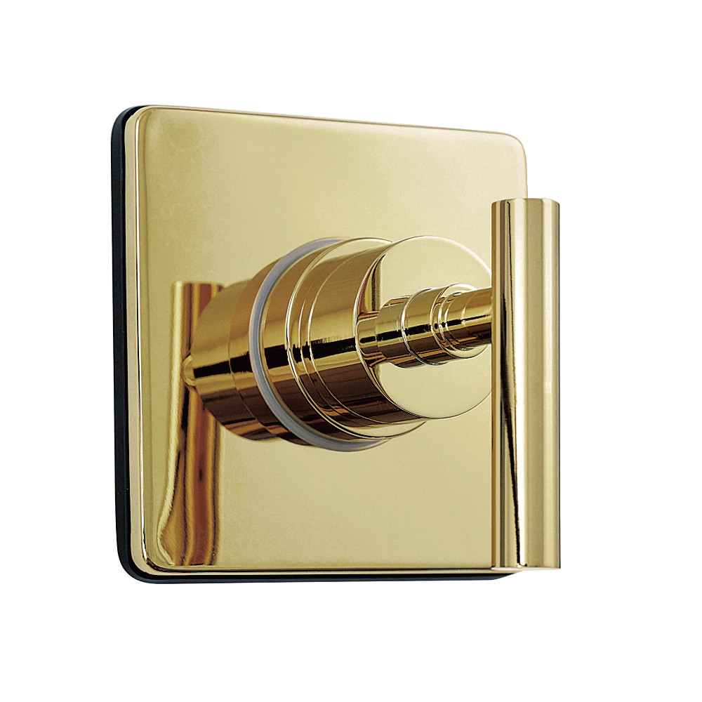 KS3042CML Manhattan Single-Handle Three-Way Diverter Valve with Square Trim Kit - Polished Brass
