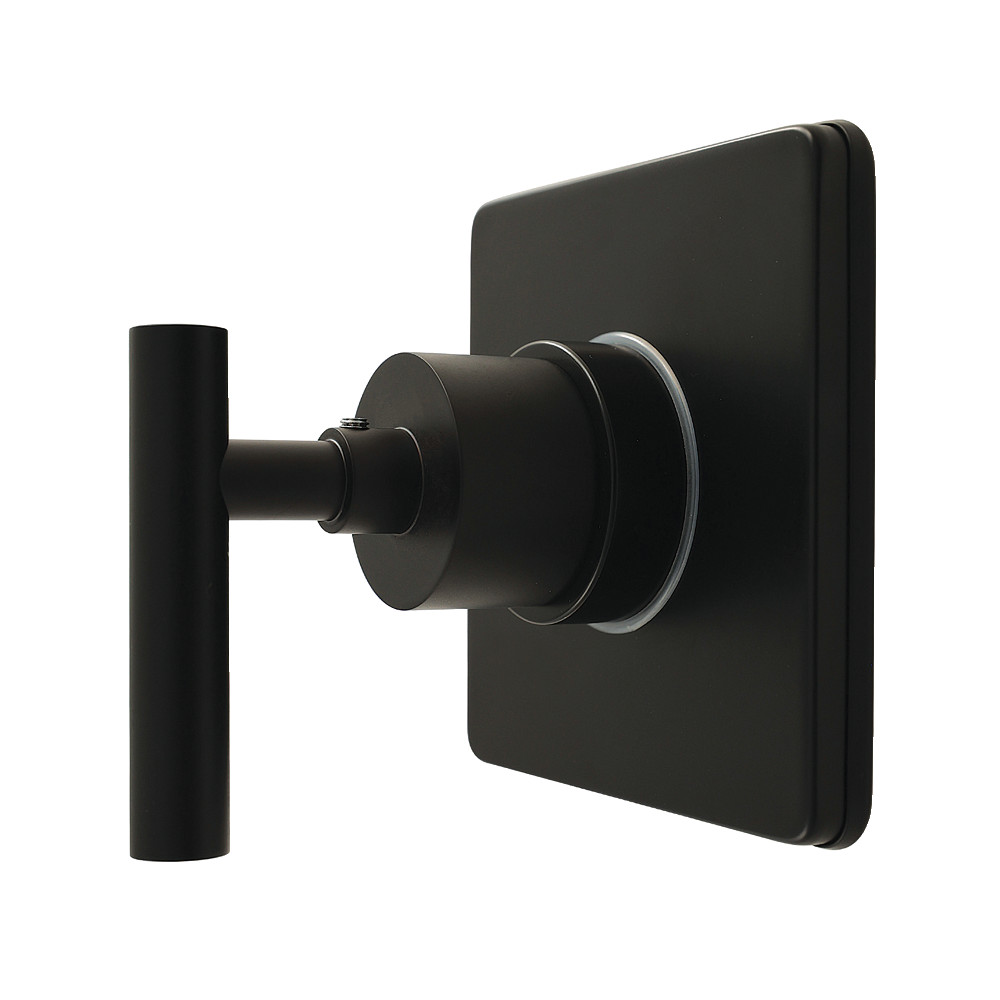 KS4040CML Manhattan Single-Handle Six-Way Diverter Valve with Square Trim Kit - Matte Black