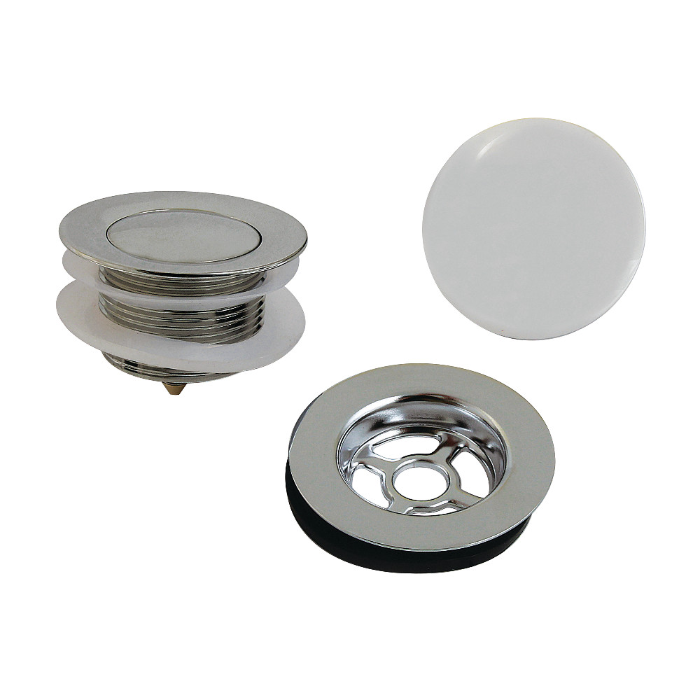 Toe Touch Tub Drain Trim Kit - Polished Chrome - Durable Brass Finish
