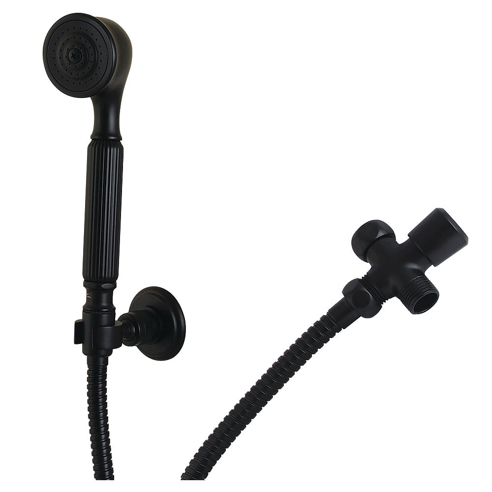 Restoration Hand Shower Kit - Matte Black - 59in. Hose - Durable Brass Construction
