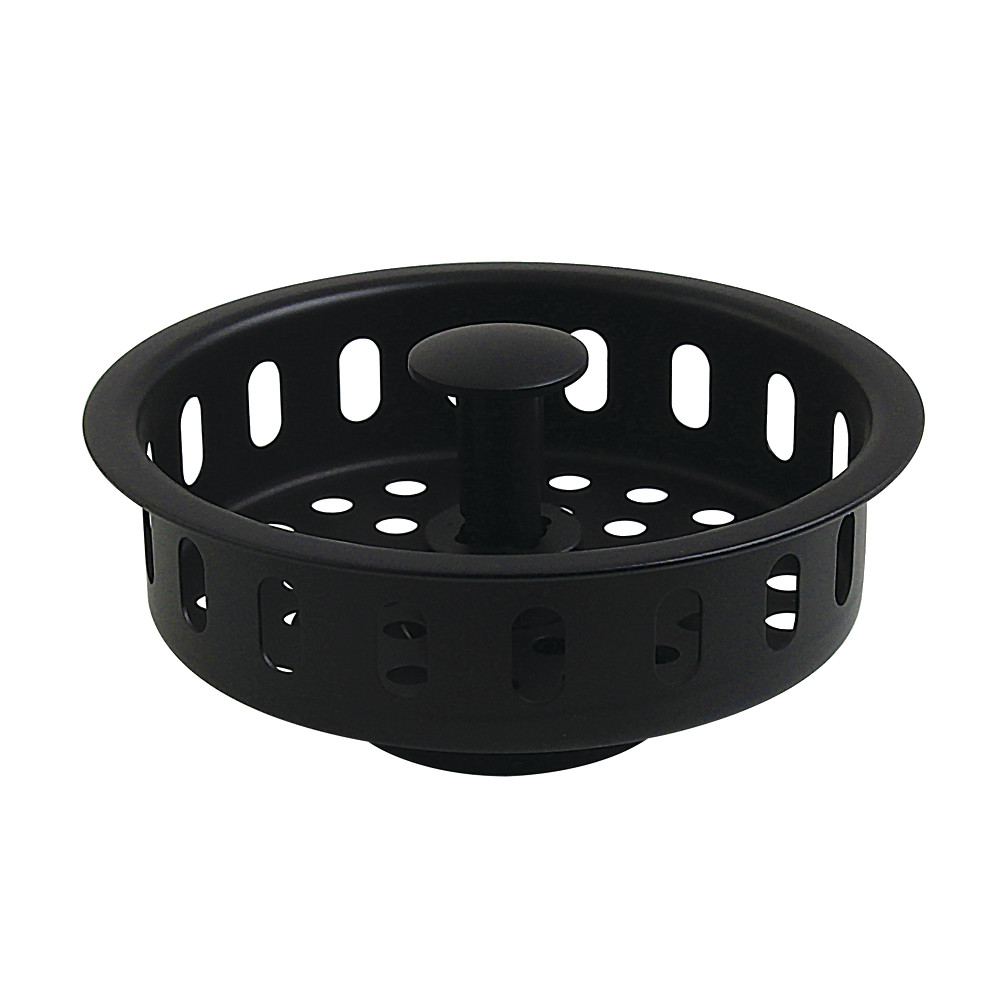 Picture of Kingston Brass KBP2000MB Made to Match Kitchen Sink Basket Strainer - Matte Black