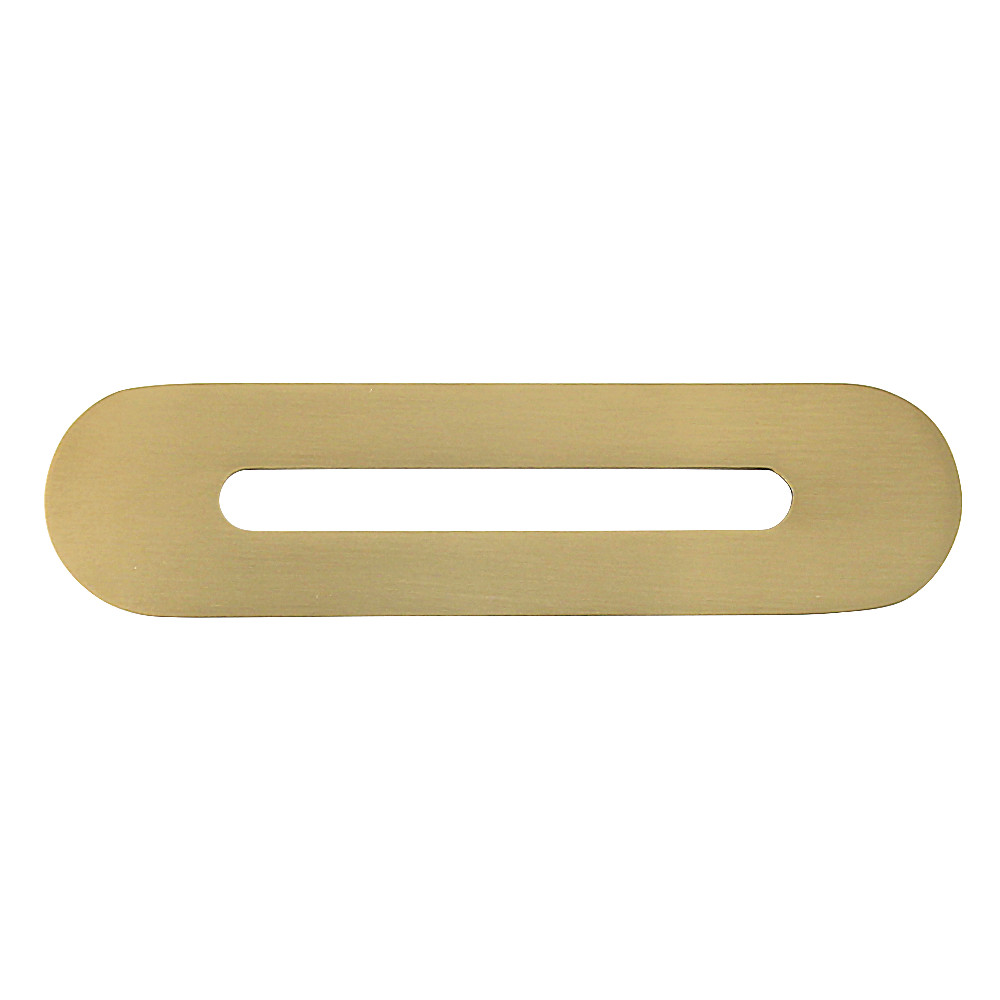 TC4027 Made to Match Bathtub Overflow Hole Cover - Brushed Brass