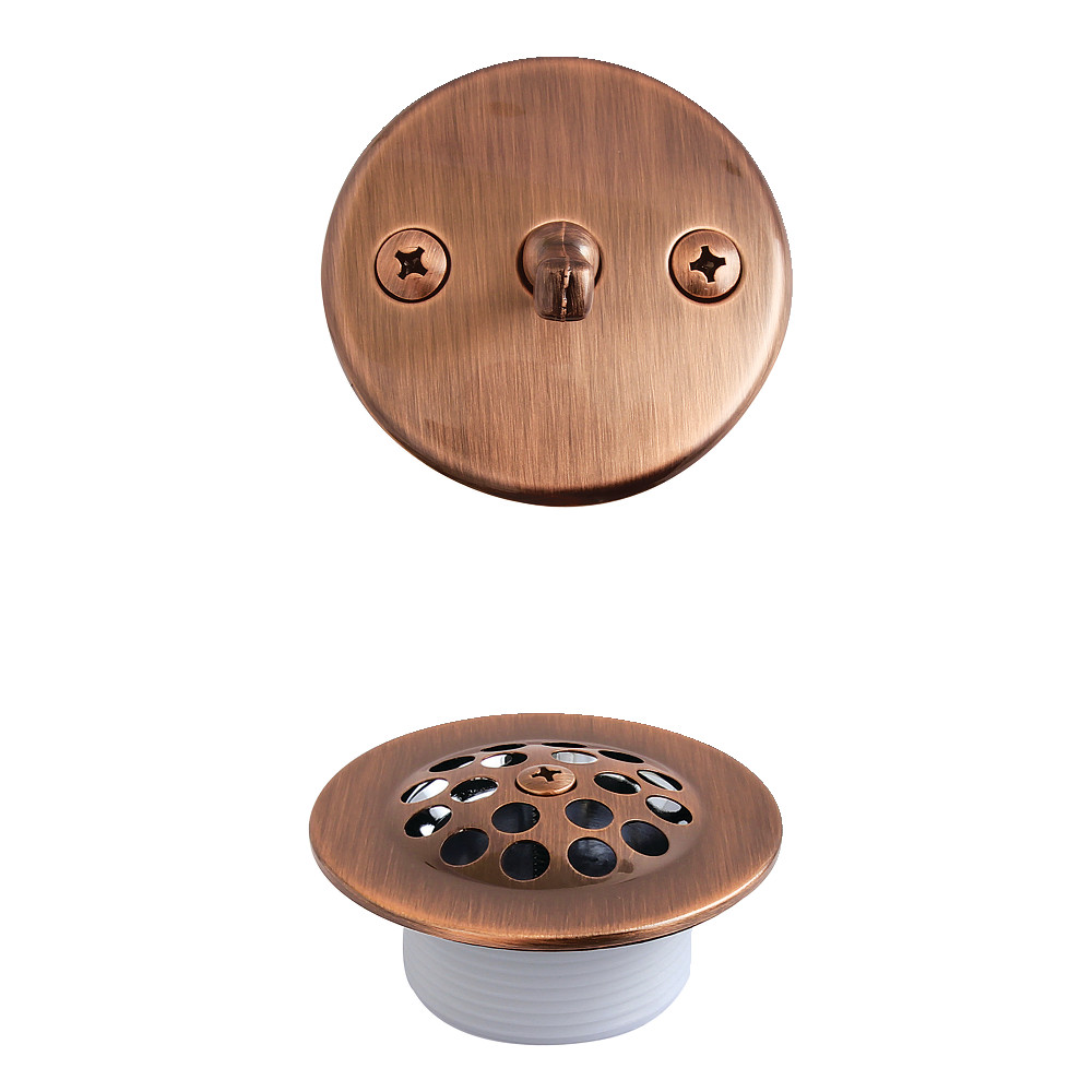 DTL5305AAC Trip Lever with Grid Conversion Kit - Antique Copper