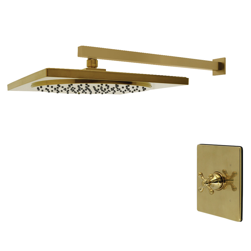 KB8347BXSO Metropolitan Single-Handle Pressure Balanced Shower Faucet, Brushed Brass