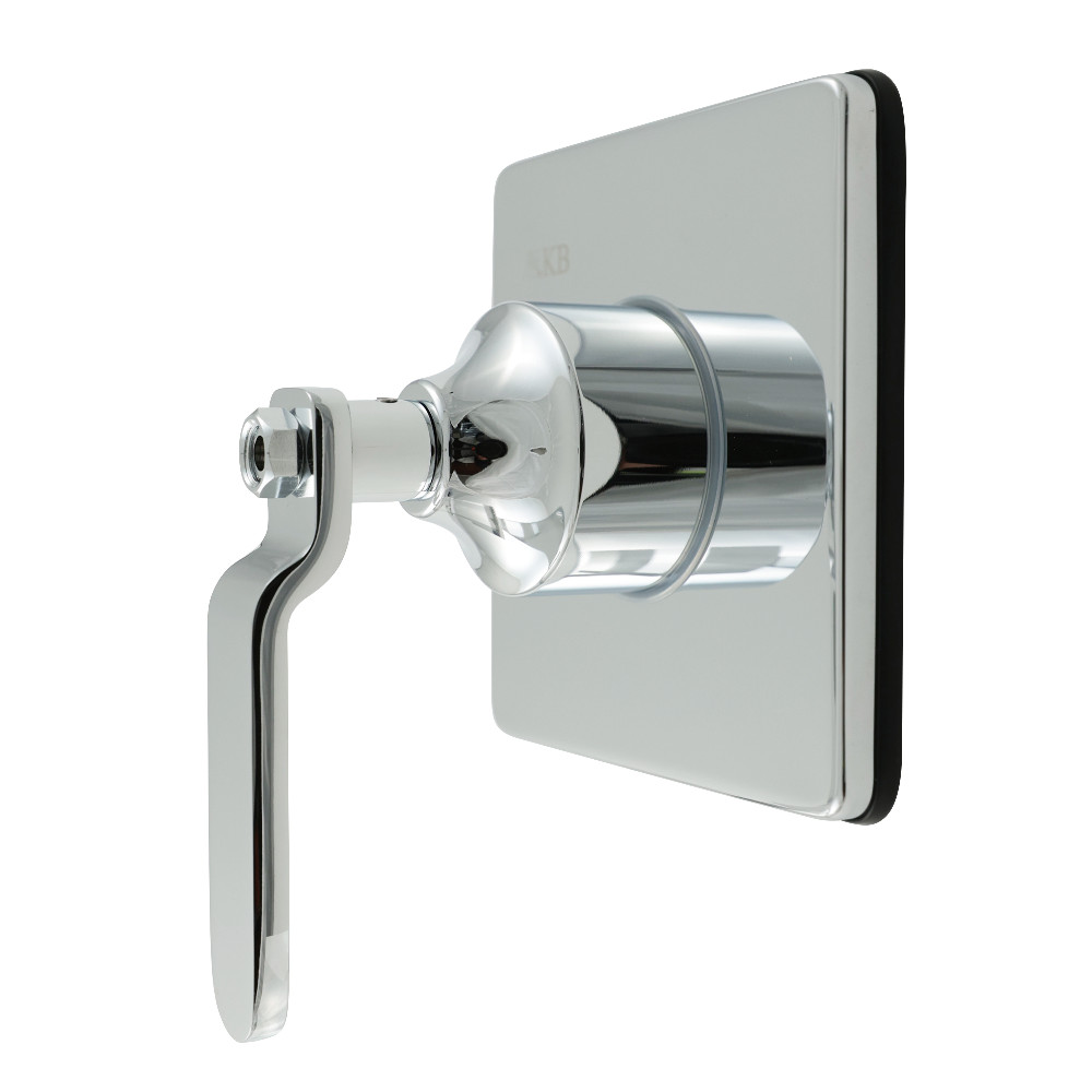 KS3041KL Whitaker Single-Handle Three-Way Diverter Valve with Square Trim Kit - Polished Chrome
