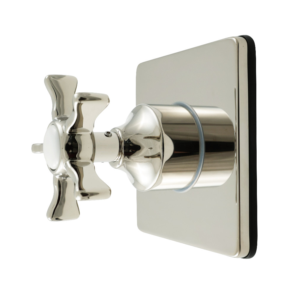 KS4046NX Hamilton Single-Handle Six-Way Diverter Valve with Square Trim Kit - Polished Nickel
