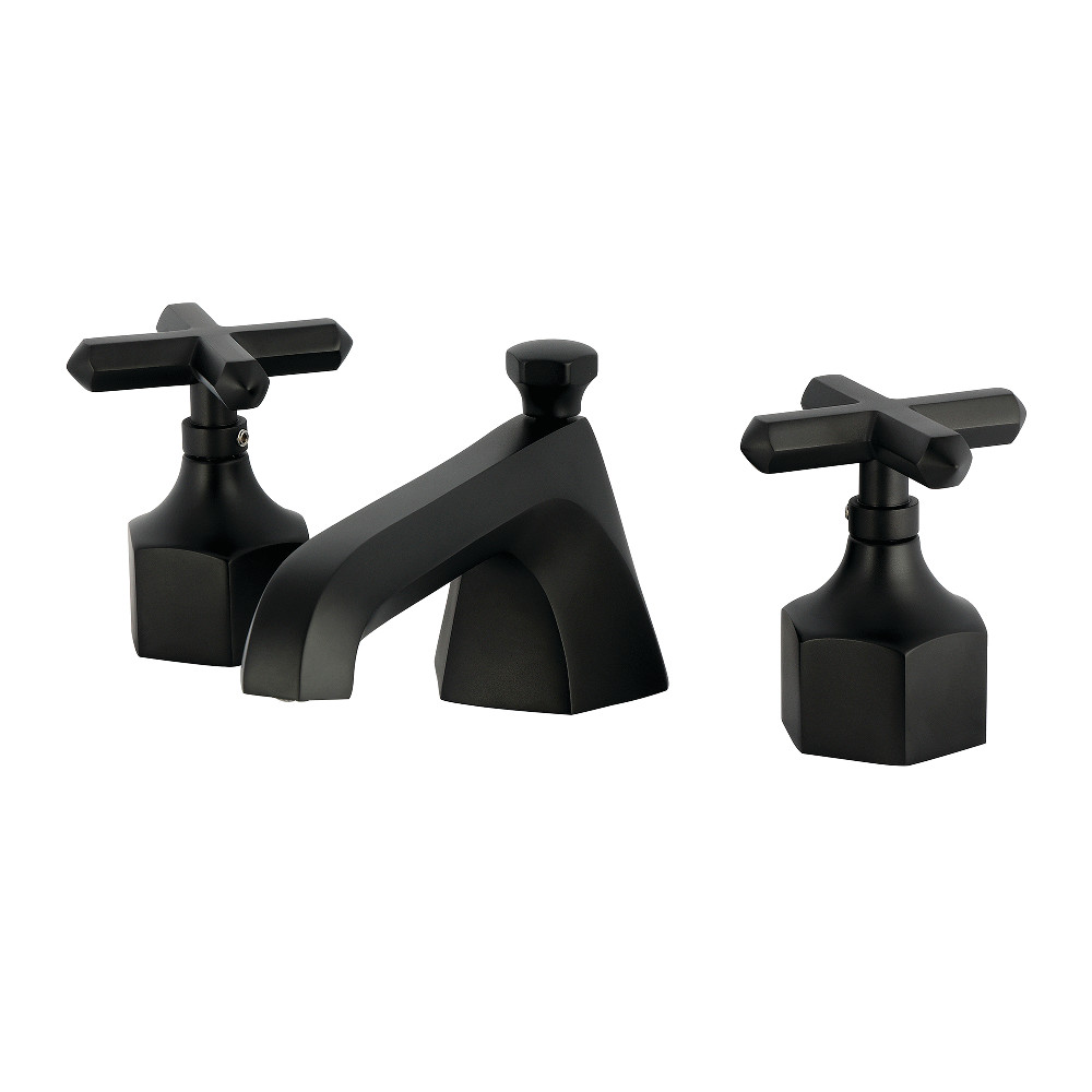 KZ4460CHX Widespread Bathroom Faucet with Brass Pop-Up, Matte Black