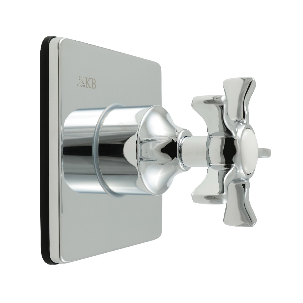 KS3041NX Hamilton Single-Handle Three-Way Diverter Valve with Square Trim Kit - Polished Chrome