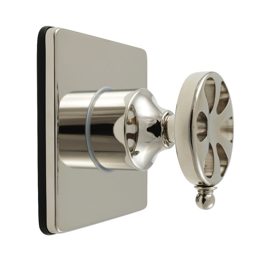 KS3046RX Belknap Single-Handle Three-Way Diverter Valve with Square Trim Kit - Polished Nickel