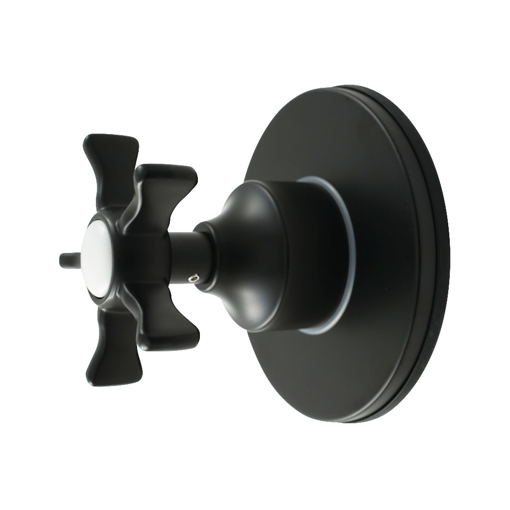 KS4030NX Hamilton Single-Handle Six-Way Diverter Valve with Round Trim Kit - Matte Black