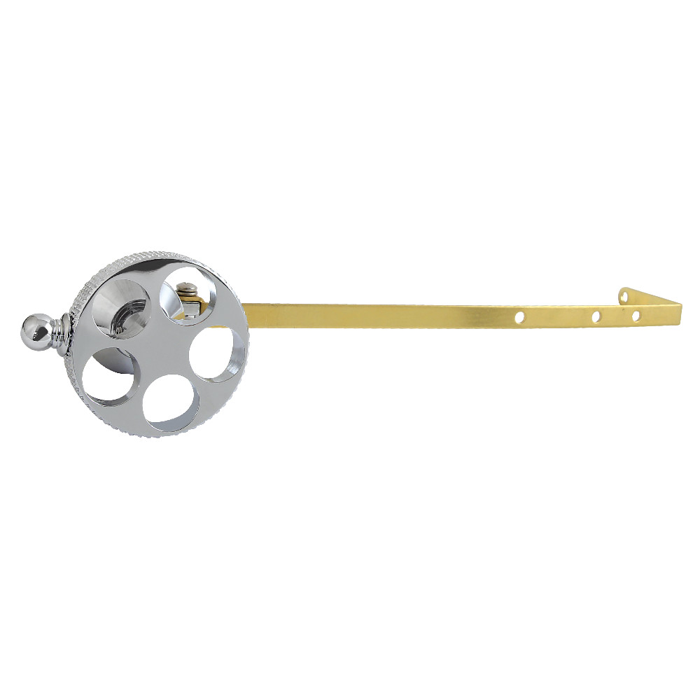 KTRKXD1 Webb Universal Front or Side Mount Toilet Tank Lever with Knurled Handle - Polished Chrome