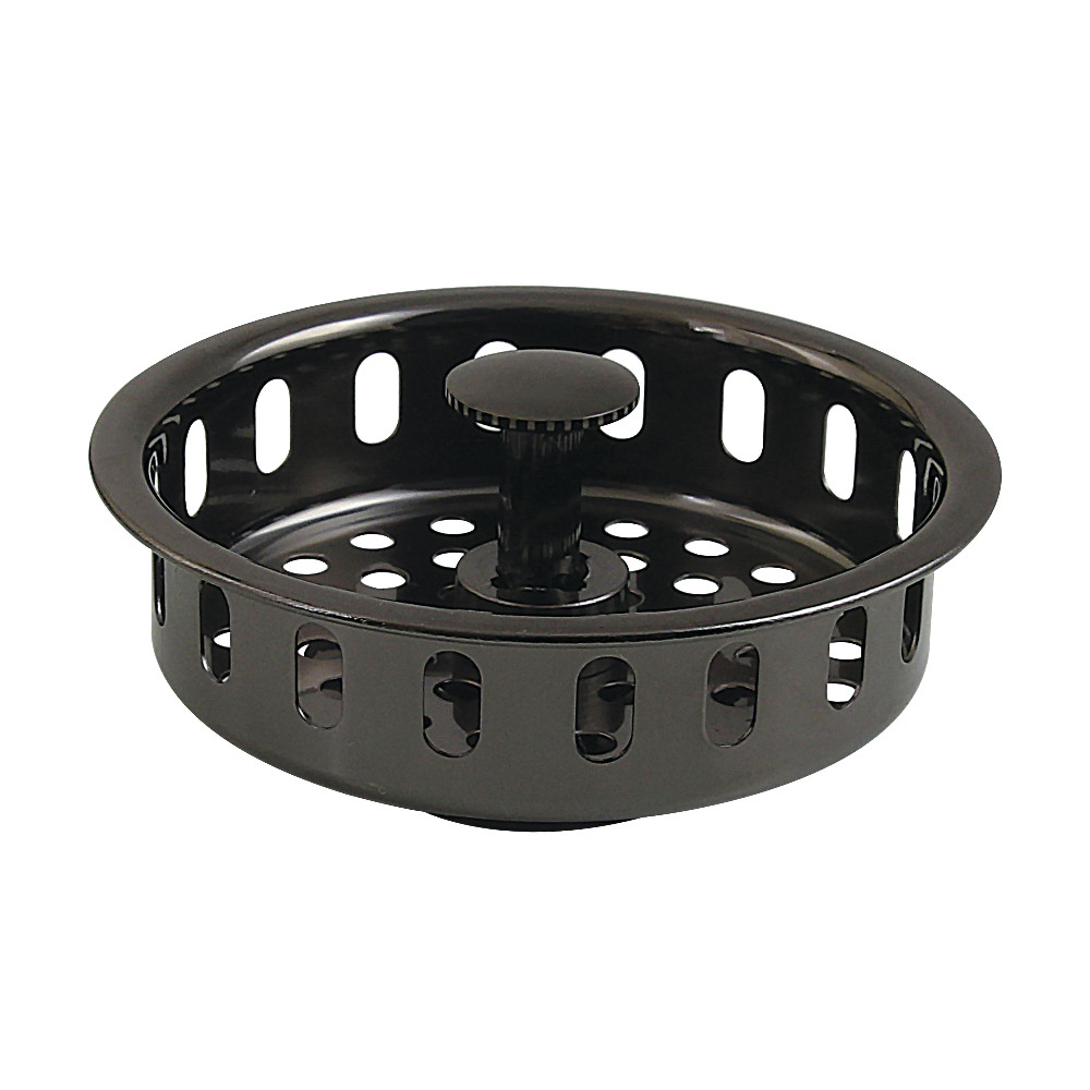 Picture of Kingston Brass KBP2000 Made to Match Kitchen Sink Basket Strainer - Black Stainless Steel