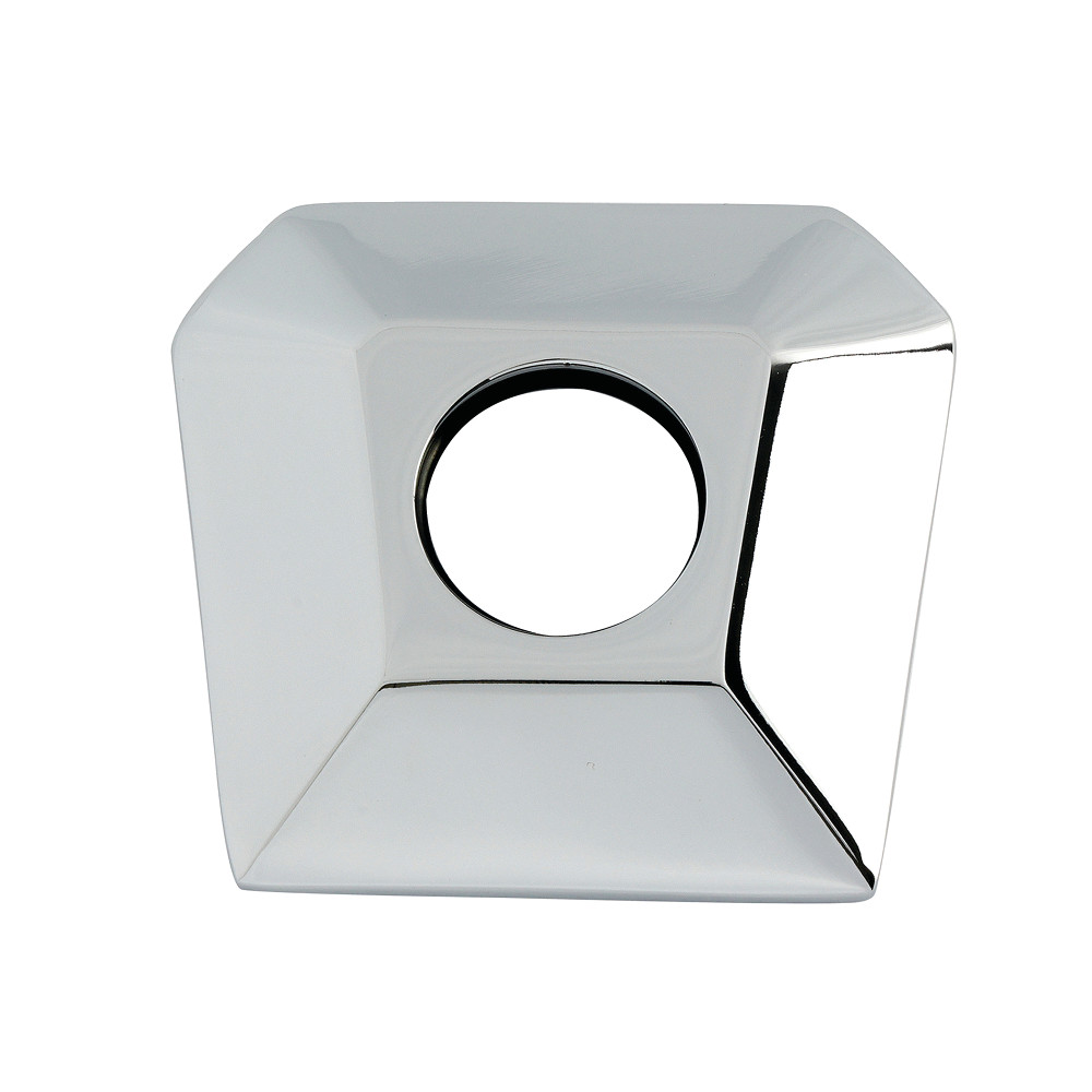 K130F1SQ Trapeze Hexagon Shower Arm Flange - Polished Chrome