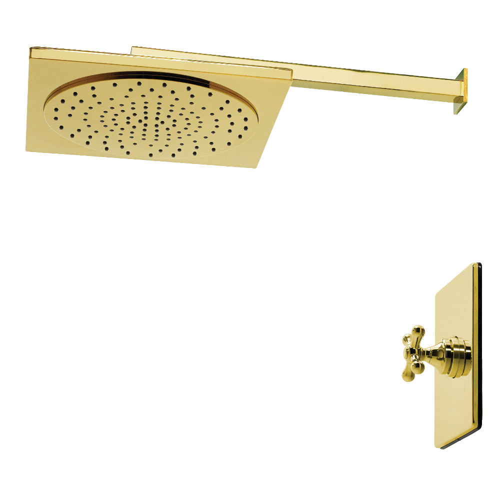 KB8342AXSO Restoration Single-Handle Pressure Balanced Shower Faucet, Polished Brass