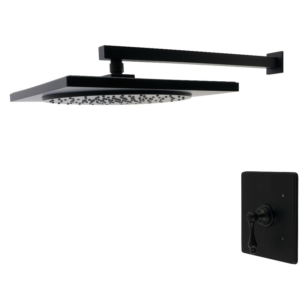 KB8340ALSO Restoration Single-Handle Pressure Balanced Shower Faucet, Matte Black