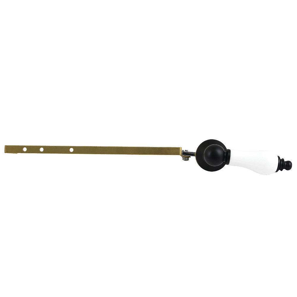 KTPLD0 Victorian Universal Front or Side Mount Toilet Tank Lever - Matte Black