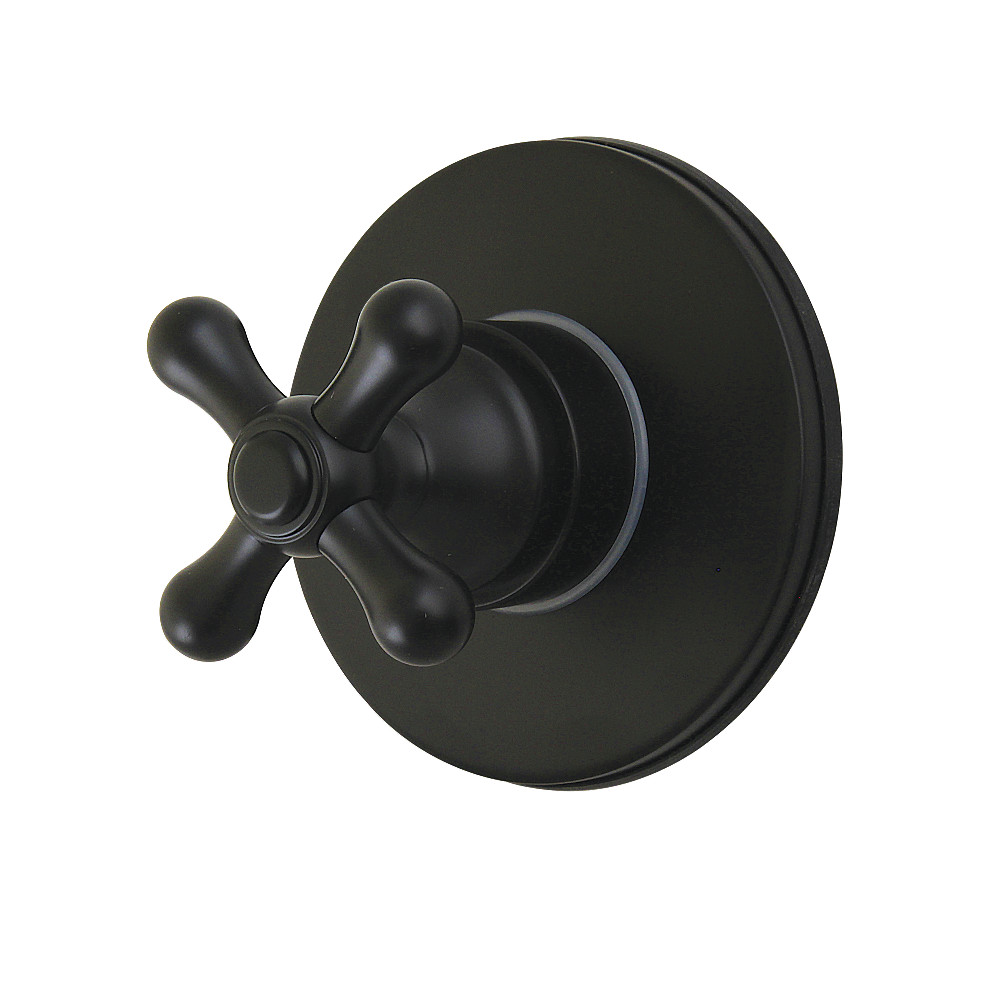 Restoration Diverter Valve - Matte Black - 4.31 x 3.93 in. - Durable Brass