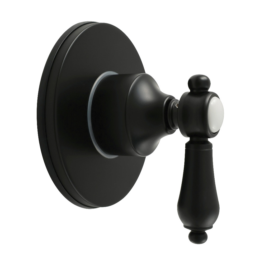 KS4030BAL Heirloom Single-Handle Six-Way Diverter Valve with Round Trim Kit - Matte Black