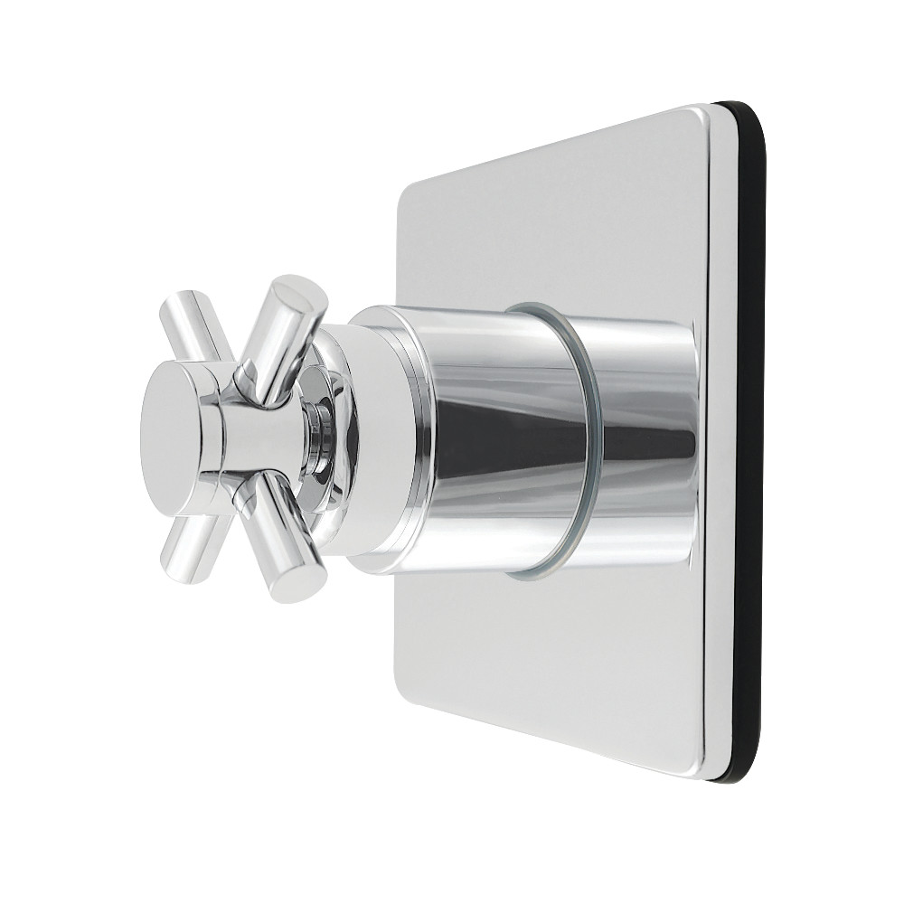 KS4041DX Concord Single-Handle Six-Way Diverter Valve with Square Trim Kit - Polished Chrome