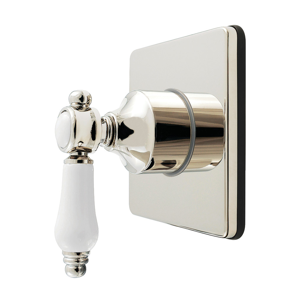 KS4046BPL Bel-Air Single-Handle Six-Way Diverter Valve with Square Trim Kit - Polished Nickel