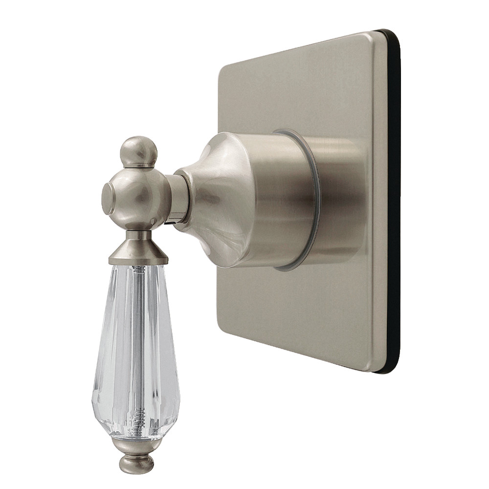 KS4048WLL Willshire Single-Handle Six-Way Diverter Valve with Square Trim Kit - Brushed Nickel