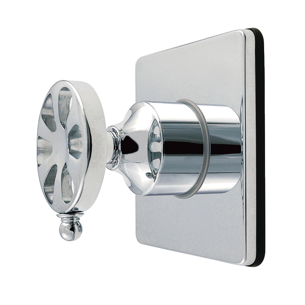 KS4041RX Belknap Single-Handle Six-Way Diverter Valve with Square Trim Kit - Polished Chrome