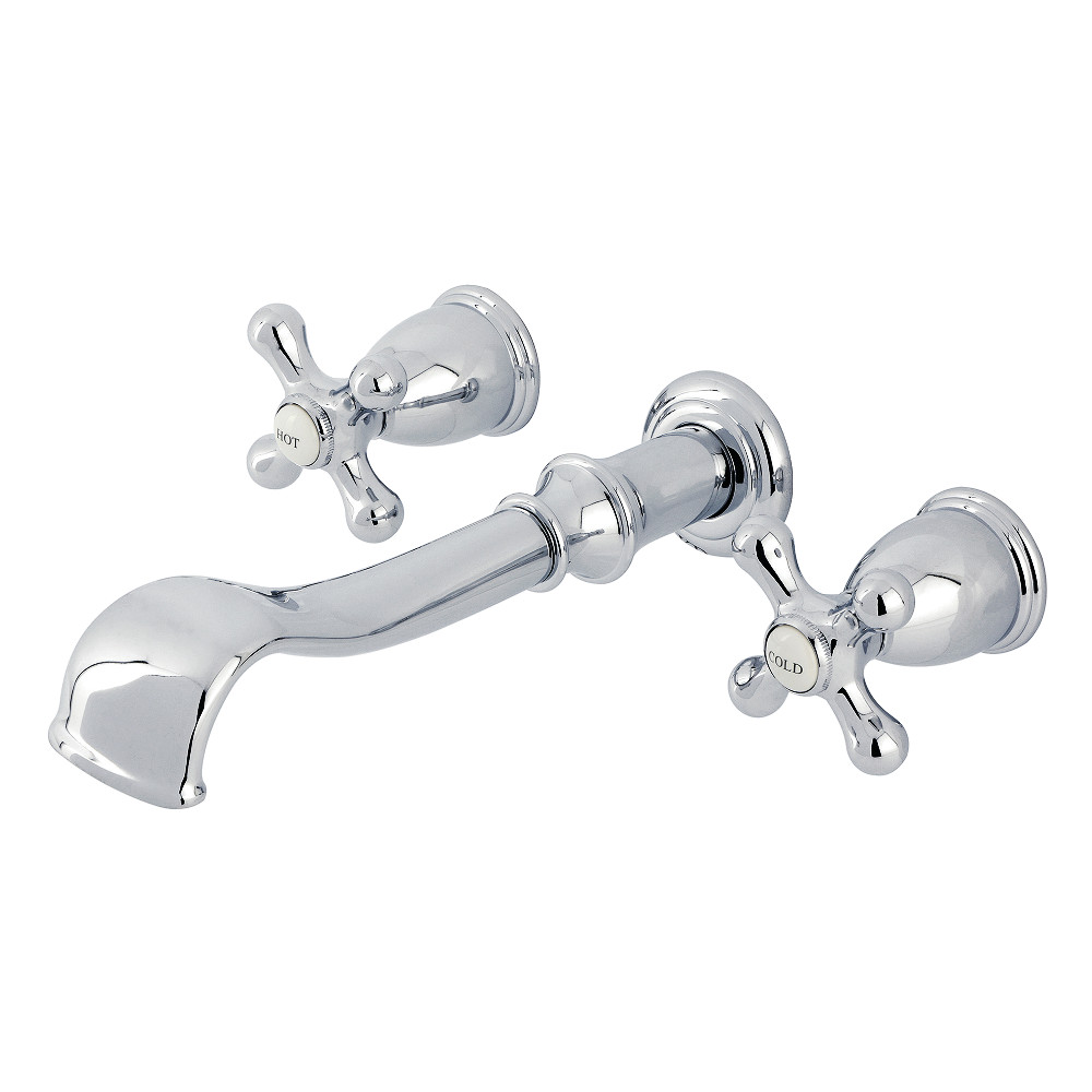 KS5021AX Two-Handle Wall Mount Roman Tub Faucet - Polished Chrome