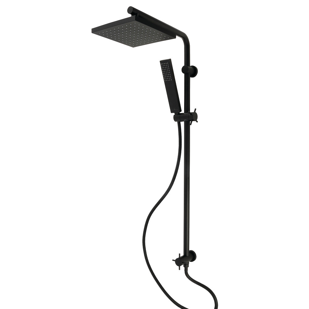 KSG2620D Claremont Wall Mount Rain Drop Shower System with Hand Shower - Matte Black