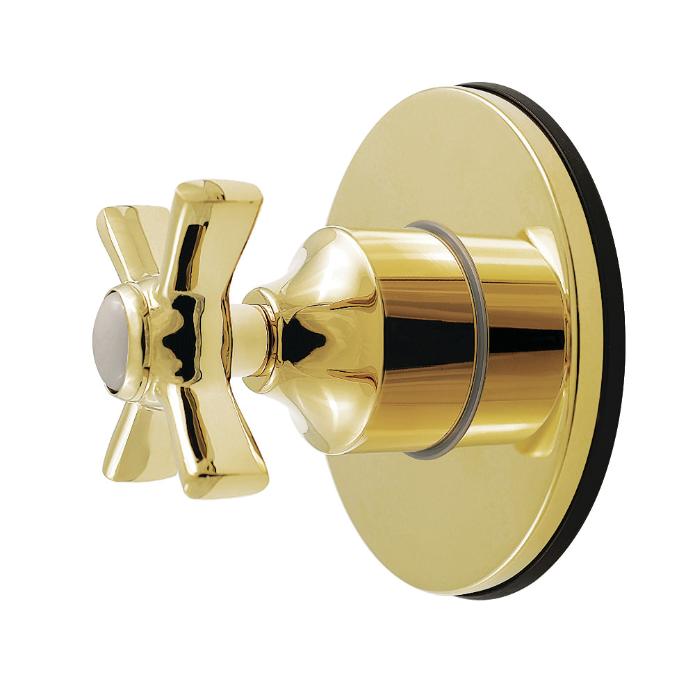 Millennium Diverter Valve with Round Trim - Polished Brass - Durable Design