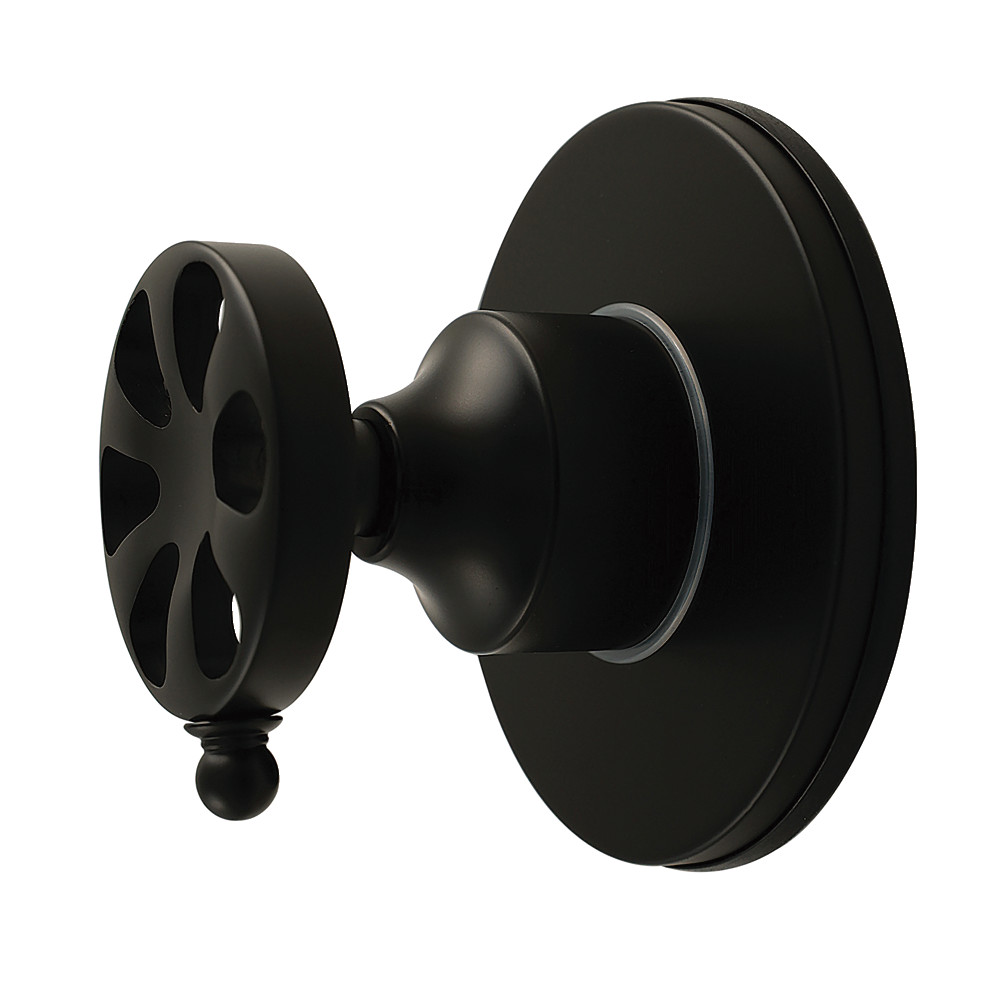 KS4030RX Belknap Single-Handle Six-Way Diverter Valve with Round Trim Kit - Matte Black
