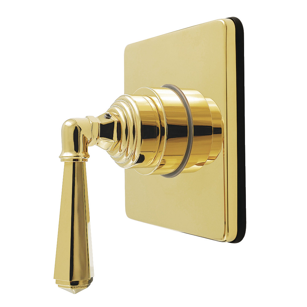 KS4042HL Metropolitan Single-Handle Six-Way Diverter Valve with Square Trim Kit, Polished Brass