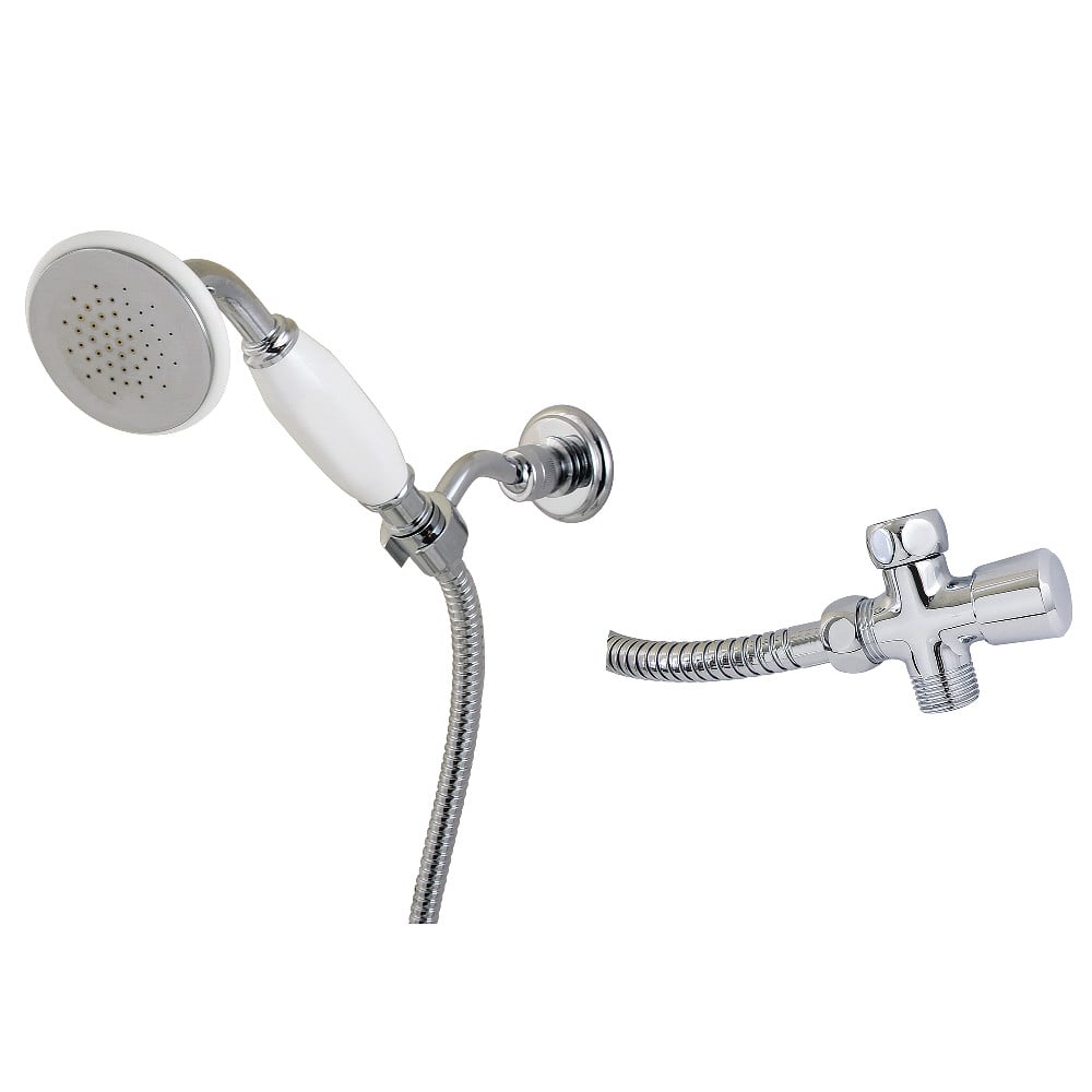 Victorian Hand Shower Kit - Polished Chrome - 59-Inch Hose - Durable Brass