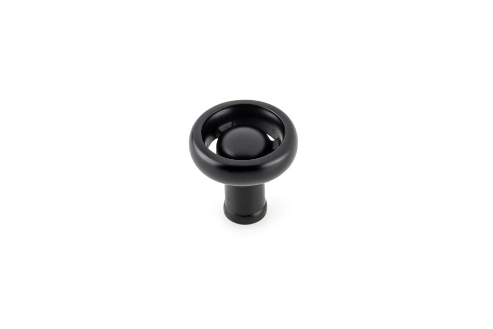 Industrialist Cabinet Knob - Matte Black - 36 mm - Steampunk Design