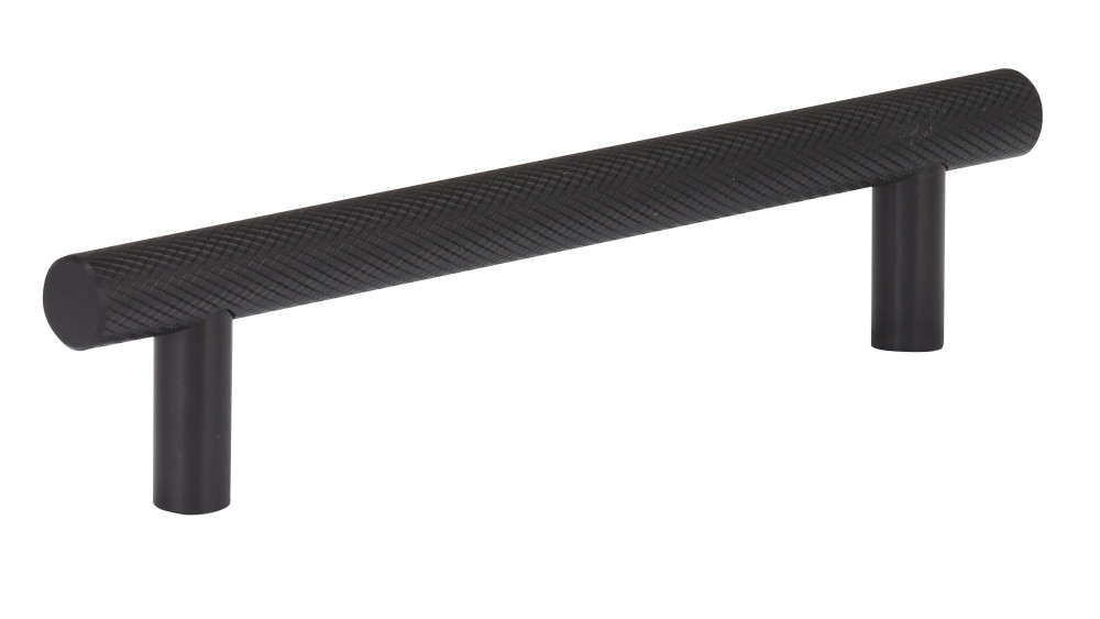 RBP30601MB Confluence Cabinet Knurled Pull for Kitchen, 128 mm - Matte Black
