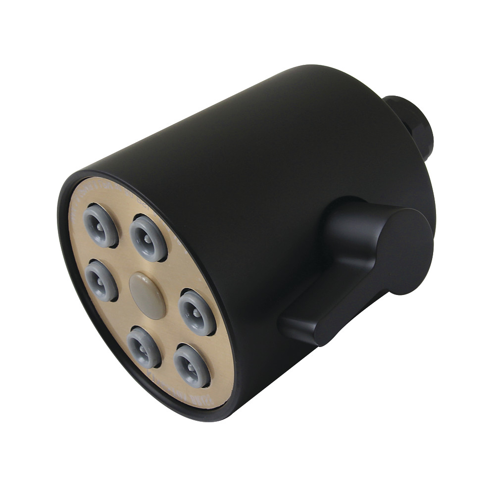 K238A0 Shower Scape 3 in. Round Jet Spray Brass Shower Head - Matte Black
