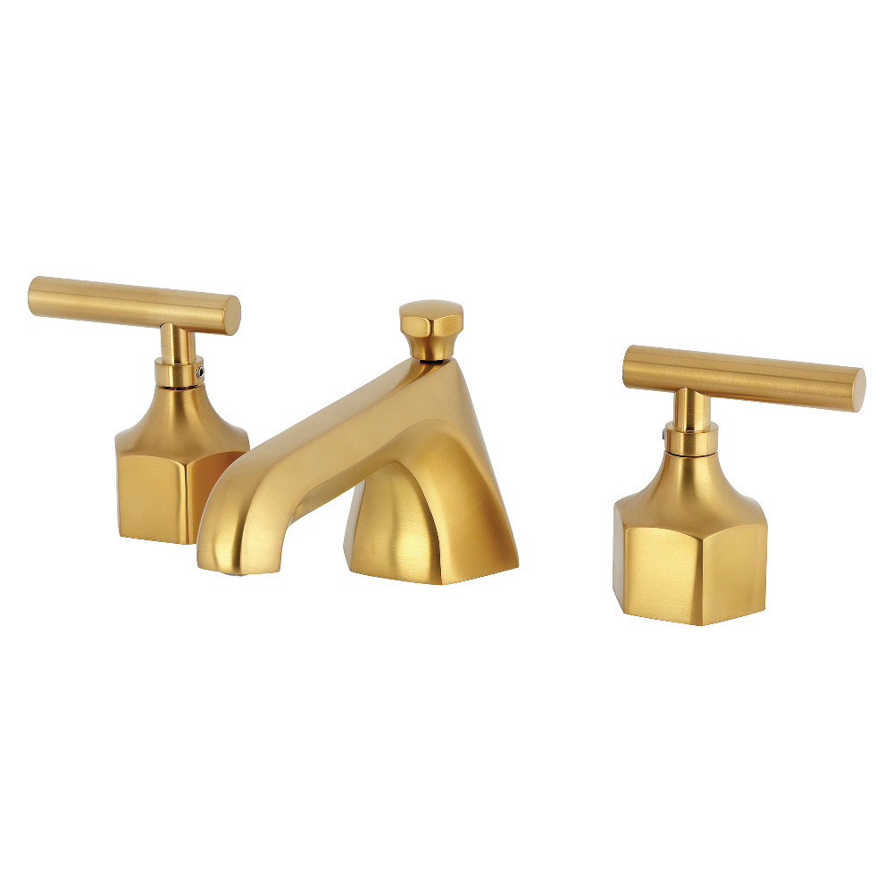 KZ446CMLBG Widespread Bathroom Faucet with Brass Pop-Up, Brushed Gold