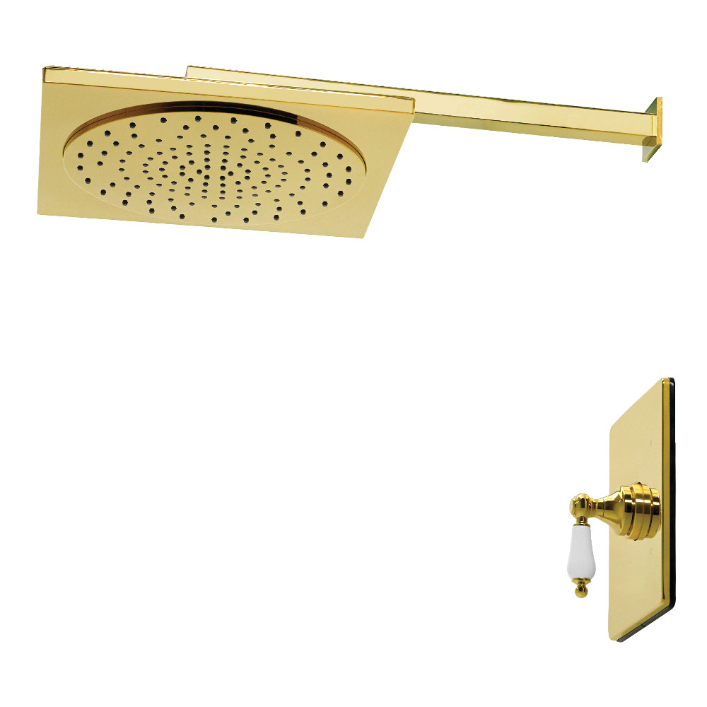 KB8342PLSO Victorian Single-Handle Pressure Balanced Shower Faucet, Polished Brass