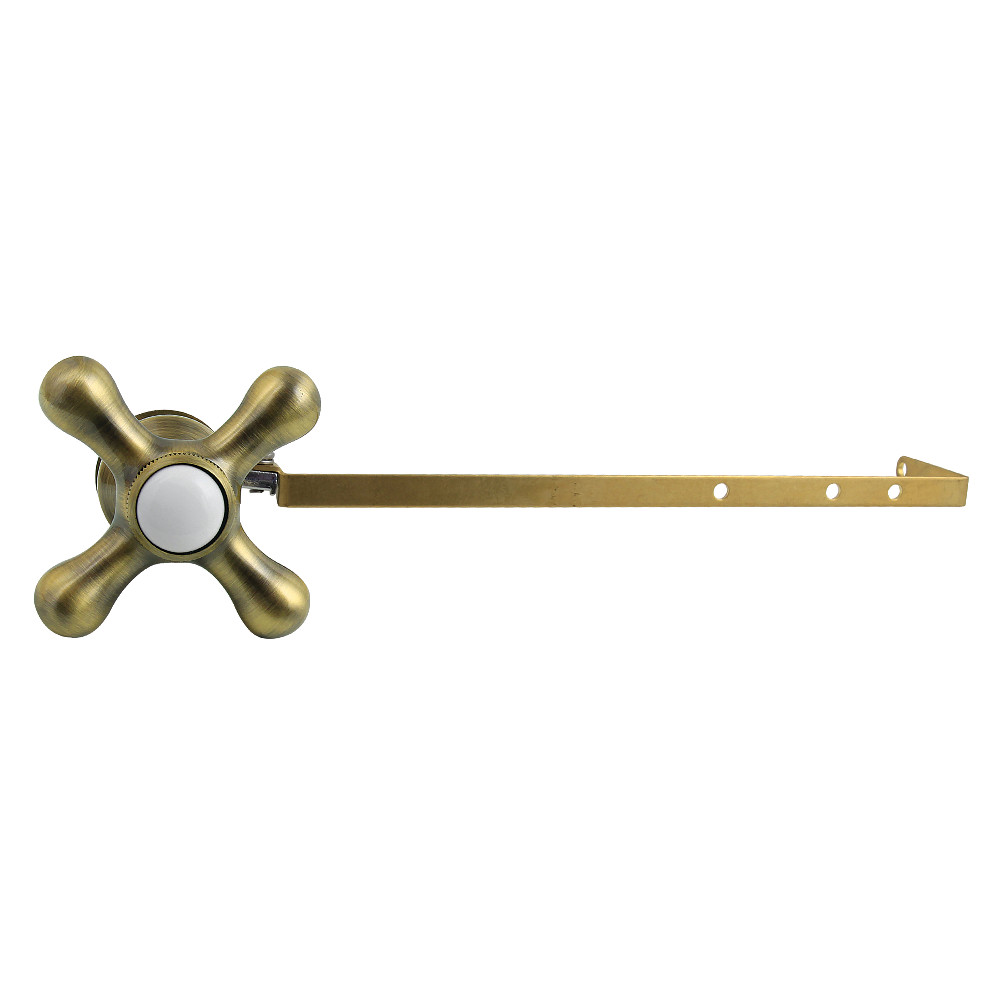 Victorian Toilet Tank Lever - Antique Brass - Front/Side Mount - Elegant Design