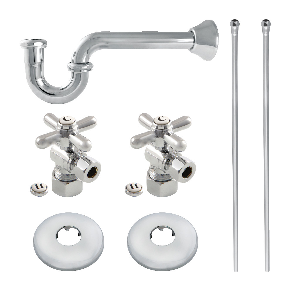 KPK301 Trimscape Traditional Plumbing Supply Kit Combo, Polished Chrome