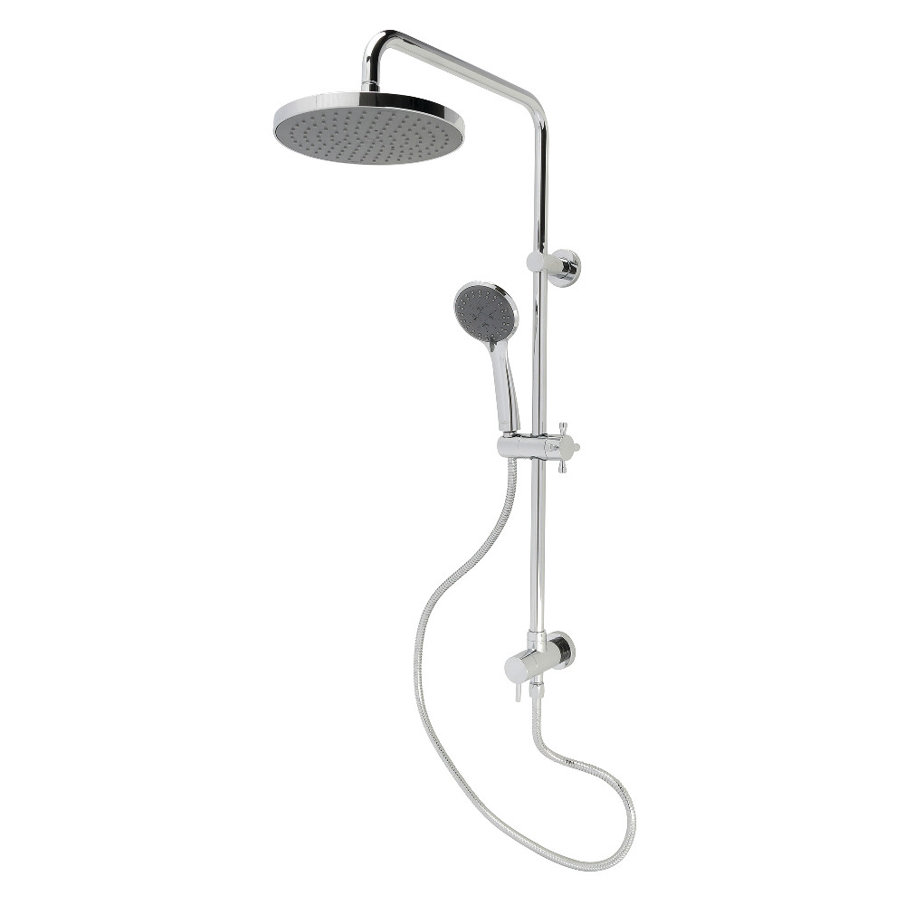 KSG2391D Concord Wall Mount Rain Drop Shower System with Hand Shower - Polished Chrome